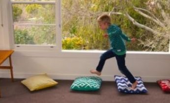 Kids playing hide and seek